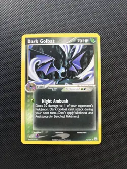 Pokemon Card EX Team Rocket Returns Dark Golbat 34/109 - Image 1