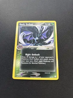Pokemon Card EX Team Rocket Returns Dark Golbat 34/109 - Image 2