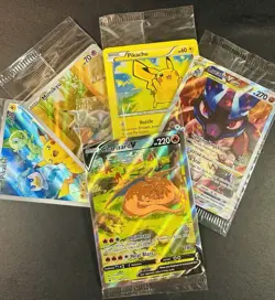 Pokemon SEALED Lot of 5 Promos Charizard Pikachu Mimikyu SWSH260 SWSH261 SWSH262 - Image 1