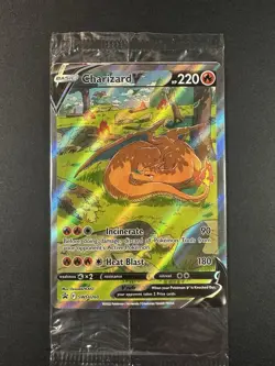 Pokemon SEALED Lot of 5 Promos Charizard Pikachu Mimikyu SWSH260 SWSH261 SWSH262 - Image 2