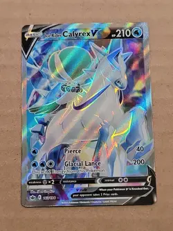 Ice Rider Calyrex V (Full Art) 163/198 Chilling Reign - Pokemon Card - NM - Image 1