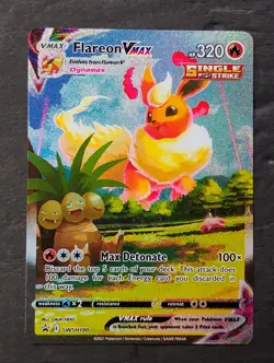 Pokemon TCG Flareon VMAX SWSH180 Alt Art Black Star Promo - LP-NM (Read) - Image 1
