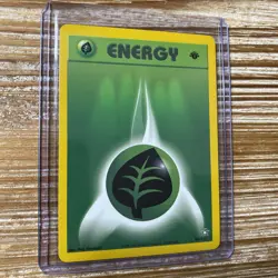 Pokemon Card Neo Genesis Grass Energy 108/111 1st Edition LP-NM - Image 1
