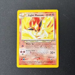 Pokemon Card Neo Destiny Light Flareon 46/105 - Image 1
