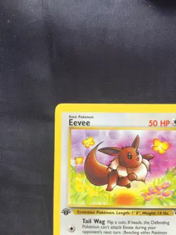 Pokemon Cards: Jungle 1st Edition Common: Eevee 51/64 - Image 2