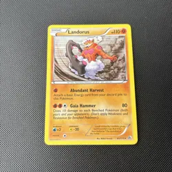 Pokemon Card Legendary Treasures Holo Landorus 85/113 - Image 3