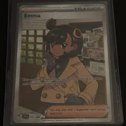 ME04: Chaos Rising EMMA FULL ART ILLUSTRATION RARE POKEMON CARD MINT - Image 1