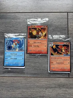POKEMON CHAOS RISING Prerelease PROMOS - SEALED Set of 3 Promo Cards - Image 1