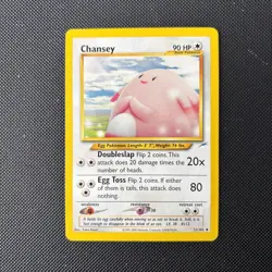 Pokemon Card Neo Destiny Chansey 31/105 - Image 1