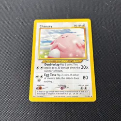 Pokemon Card Neo Destiny Chansey 31/105 - Image 3