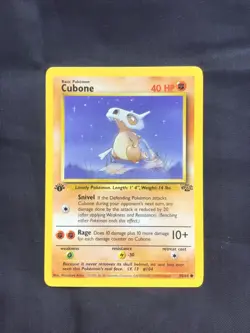 Pokemon Cards: Jungle 1st Edition Common: Cubone 50/64 - Image 1