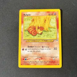 Pokemon Card Neo Destiny Vulpix 91/105 - Image 1