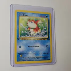 Goldeen 53/64 1st Edition Jungle Pokemon Card Vintage WOTC LP-NM - Image 1