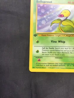 Pokemon Cards: Jungle 1st Edition Common: Bellsprout 49/64 - Image 5