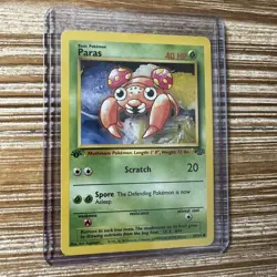 Paras 59/64 Jungle 1st Edition Pokemon Card WOTC LP - Image 1