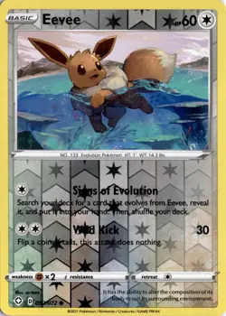 Eevee 052/072 Shining Fates Pokemon Card TCG - Image 1