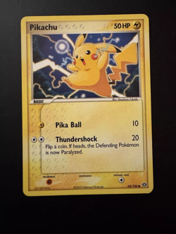 Pokemon Card Pikachu 60/106 EX Emerald Non Holo - Image 1