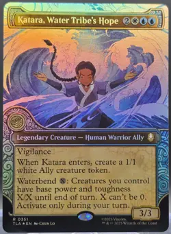 Katara, Water Tribe's Hope #351 Avatar: The Last Airbender Showcase Foil Rare - Image 1