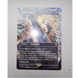 MTG - FIN - Buster Sword (Borderless) #351 - NF NM/M - Image 1