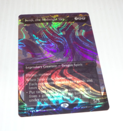 Junji, the Midnight Sky (Halo Foil) Secret Lair Countdown Encyclopedia Foil - Image 2
