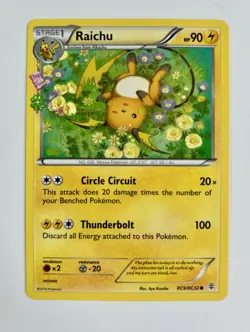Raichu 2016 Pokemon Generations: Radiant Collection #RC9/RC32 * Near Mint - Image 1