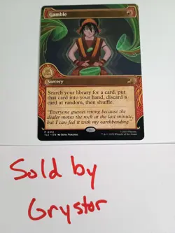 Gamble Avatar TLA Showcase Promo 312 MTG Magic - Near Mint - Image 1