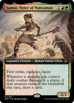 MTG Samut, Vizier of Naktamun (Extended Art) - 180 / English / Near Mint - Image 1