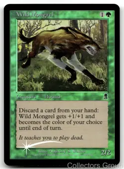 WILD MONGREL 283 COMMON ODYSSEY MAGIC: THE GATHERING FOIL LIGHTLY PLAYED - Image 1