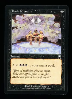 * * 1x Dark Ritual x1 * * Mercadian Masques MTG Close to NM Near Mint - Image 1