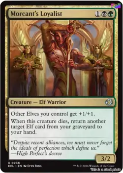MTG Foil Morcant's Loyalist 236 Lorwyn Eclipsed NM Magic - Image 1