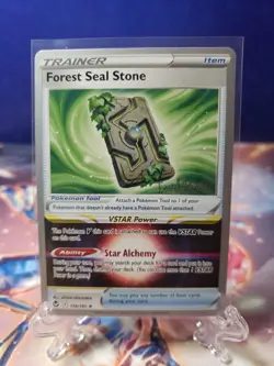 Forest Seal Stone 156/195 Pokemon World Championship Variant Silver Tempest - Image 1
