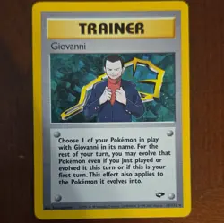 Giovanni 18/132 Gym Challenge Holo Rare Unlimited English Ken Sugimori 2000 - Image 1