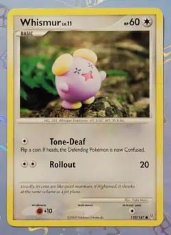 Whismur 132/147 Supreme Victors Yuka Morii Clay Art Pokemon Card NM - Image 1