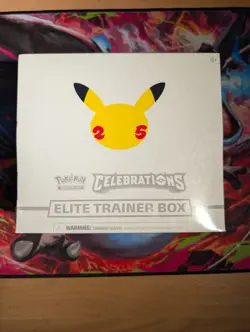 Pokemon Celebrations ETB 25th Anniversary Elite Trainer Box Factory Sealed 2021! - Image 1