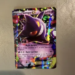 Pokemon Company Gengar EX 34/119 XY Phantom Forces Ultra Rare Full Art Holo EN - Image 1