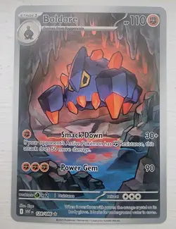 Pokemon BOLDORE 128/086 White Flare Illustration Rare - Image 1