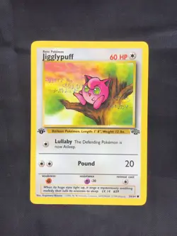 Pokemon Cards: Jungle 1st Edition Common: Jigglypuff 54/64 - Image 1