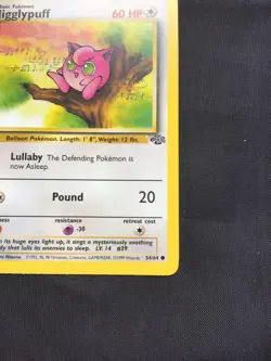 Pokemon Cards: Jungle 1st Edition Common: Jigglypuff 54/64 - Image 4