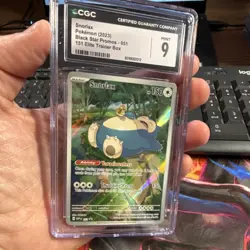 Snorlax Pokemon Scarlet & Violet Promo 051 Holo English CGC 9 2023 - Image 1