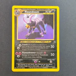 Houndoom Houndour 23/75 39/75 Neo Discovery Rare Pokemon Card Near Mint LP - Image 3