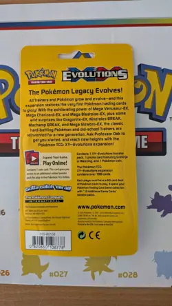 Pokemon XY Evolutions Booster Blister Pack Raichu Art Greninja Promo New&Sealed - Image 2