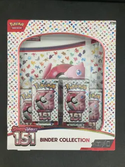 Pokemon TCG Scarlet & Violet - 151 Binder Collection - 4 Packs (Box Damage) - Image 1