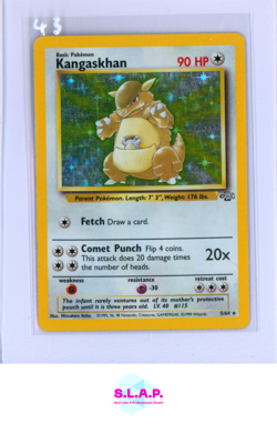 KANGASKHAN POKEMON 5/64 1999 JUNGLE ENGLISH HOLO - Image 1
