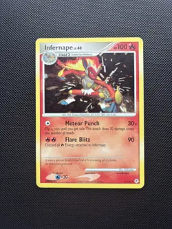 Pokemon Card Diamond & Pearl Holo Infernape Lv.40 5/130 Rare - Image 1