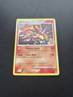 Pokemon Card Diamond & Pearl Holo Infernape Lv.40 5/130 Rare - Image 3