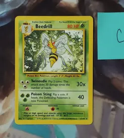 Beedrill, Base Set 17/102- LP - Image 1