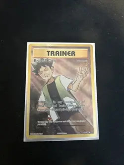 Pokemon TCG XY Evolutions Full Art Trainer Brock's Grit 107/108 - Image 1