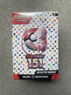 Scarlet and Violet 151 Booster Bundle Factory Sealed Box, 6-Packs Pokemon TCG - Image 1
