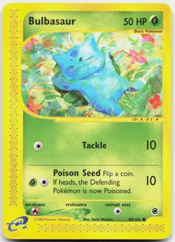 Bulbasaur 94/165 Common Expedition Base Set Pokemon Lightly Played - Image 1