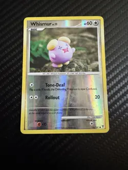 Pokemon Whismur 132/147 Reverse Holo 2009 Supreme Victors MP - Image 1